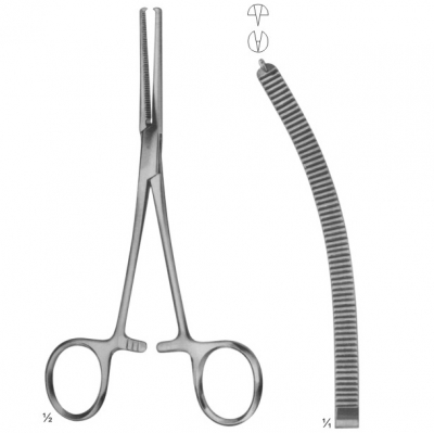 vessel clips, bulldog clamps haemostatic forceps