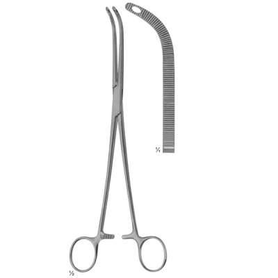 ligature, hysterectomy, compression forceps