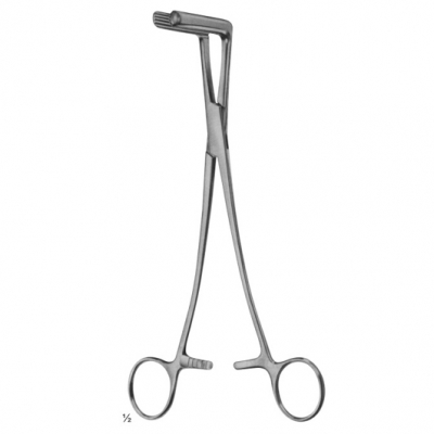 ligature, hysterectomy, compression forceps