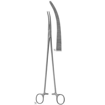ligature, hysterectomy, compression forceps