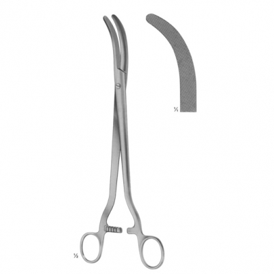 ligature, hysterectomy, compression forceps