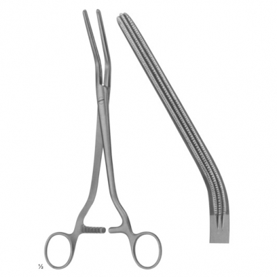 ligature, hysterectomy, compression forceps