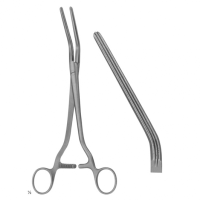 ligature, hysterectomy, compression forceps